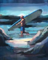 Evening Surfer by Lane Bennion
